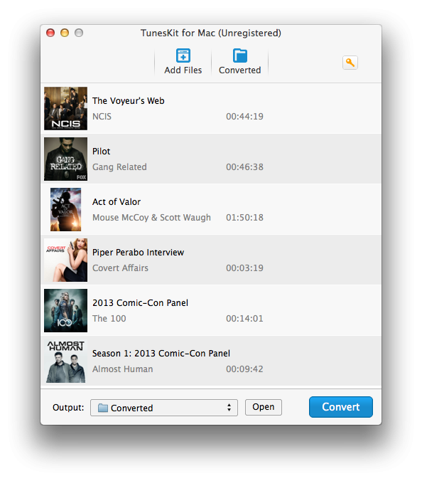 TunesKit DRM Media Converter for Mac