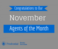 November Real Estate Agents of the Month