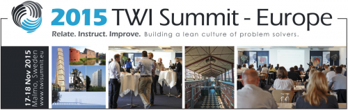 TWI Summit Europe - 17-18 Nov 2015, Malmo, Sweden'