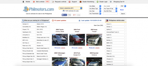 Cars for sale Philippines'
