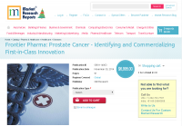 Prostate Cancer - Identifying and Commercializing First-in-C