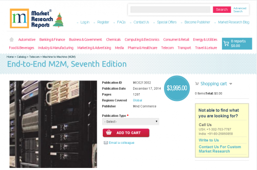 End-to-End M2M, Seventh Edition'