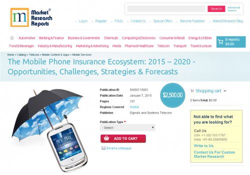 Mobile Phone Insurance Ecosystem 2015 &amp;ndash; 2020'
