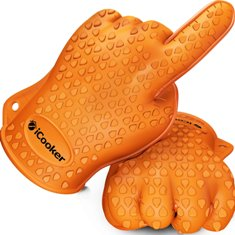 Silicone BBQ Oven Cooking Gloves'