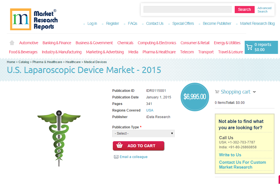 U.S. Laparoscopic Device Market - 2015