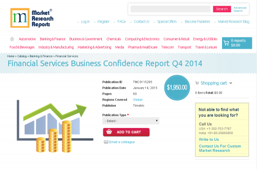 Financial Services Business Confidence Report Q4 2014'