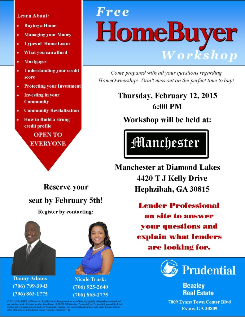 HomeBuyer Workshop in Hephzibah, GA