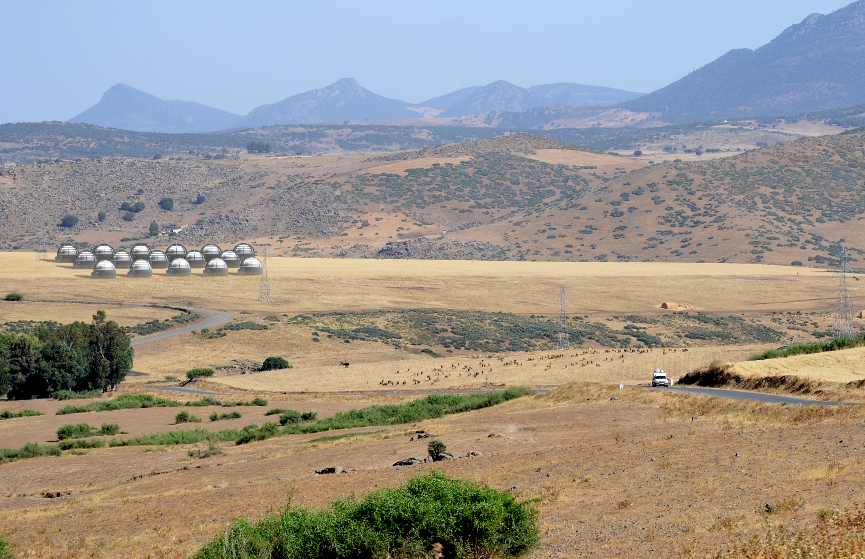 Solar power stations'