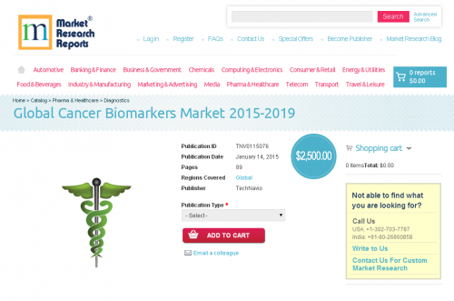 Global Cancer Biomarkers Market 2015-2019'