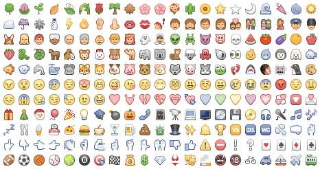 Facebook emoticons