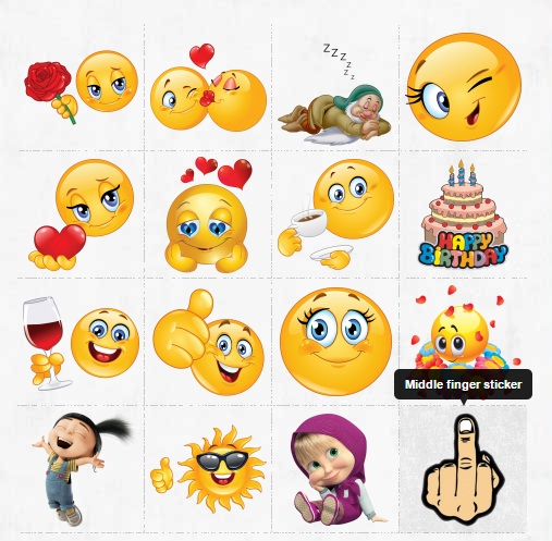 facebook stickers