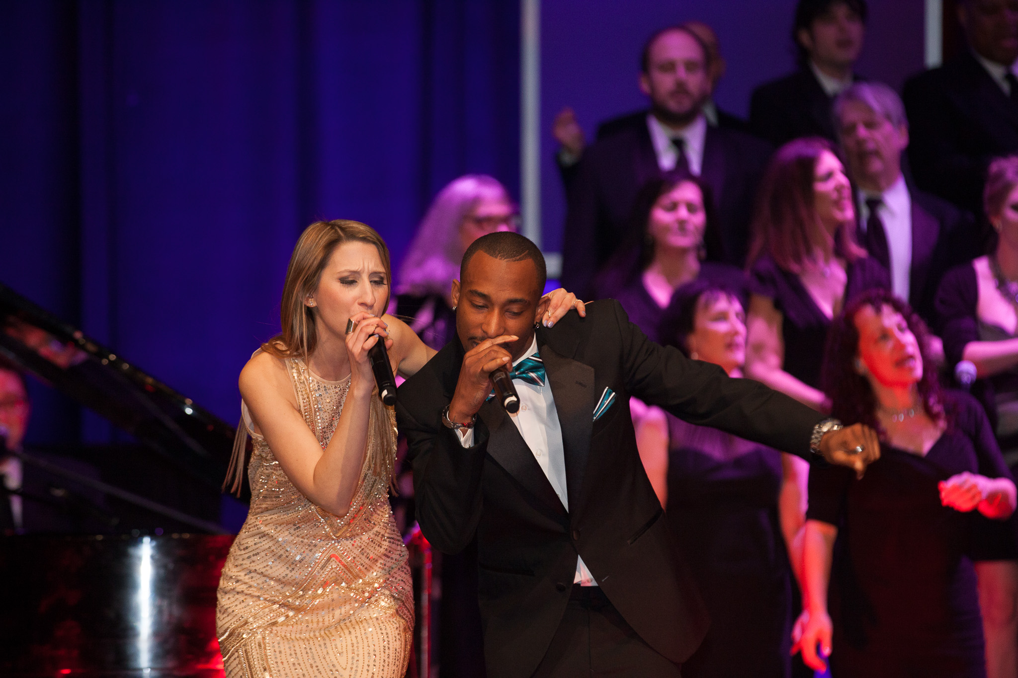 Soloist Shany Zamir and BTS Resident Ben Foster'