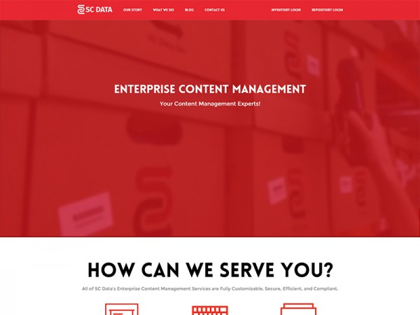 SC Data, Inc. Responsive Web Design
