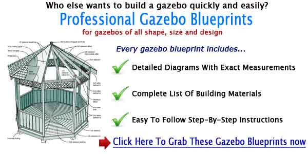 Professional Gazebo Building Plans