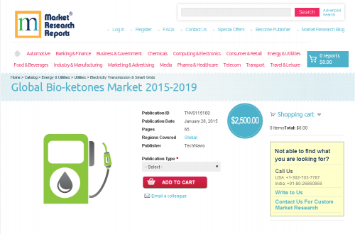 Global Bio-ketones Market 2015 - 2019'