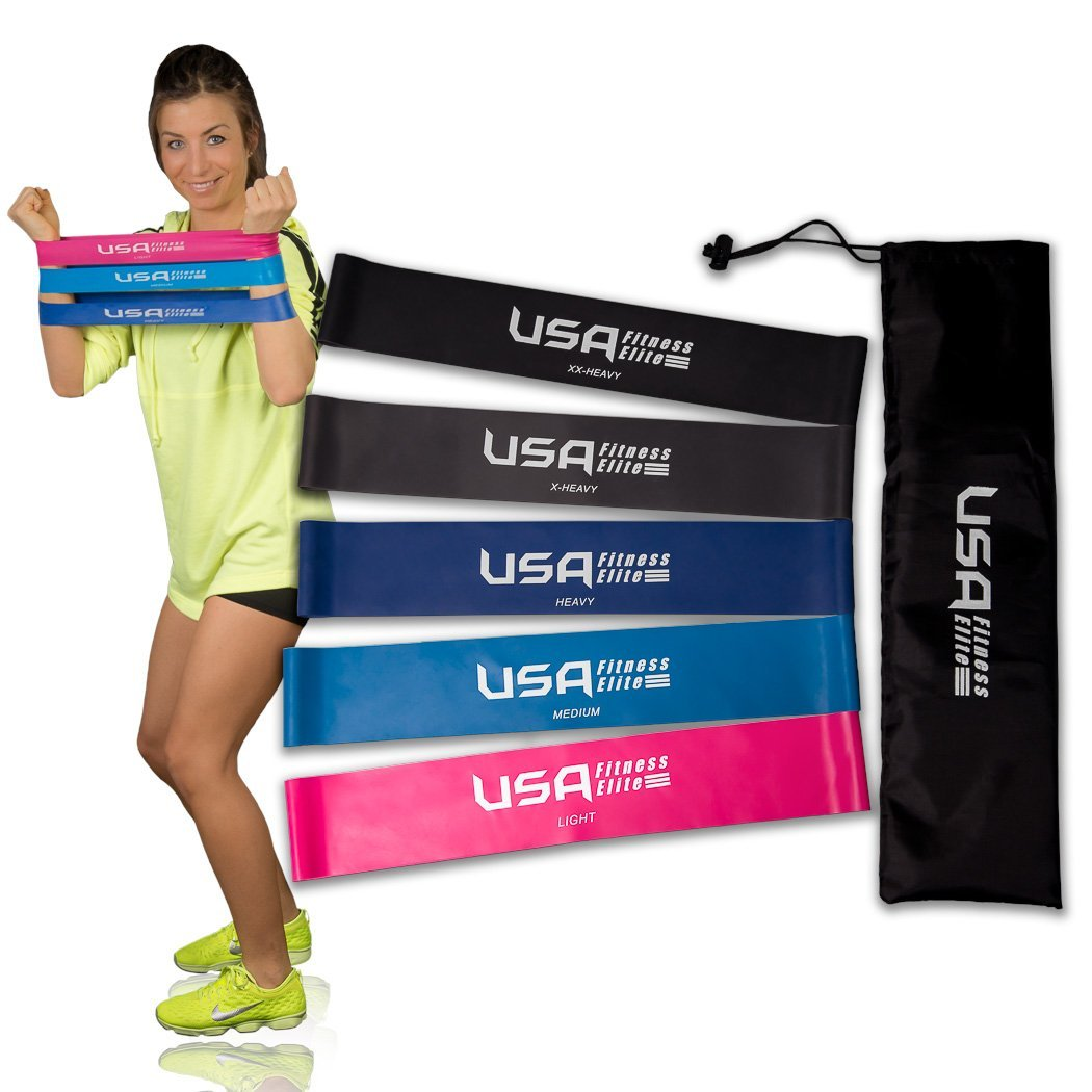 USA Fitness Elite Resistance Loop Bands