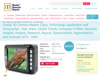 Global 3D Camera Market  2013 - 2020