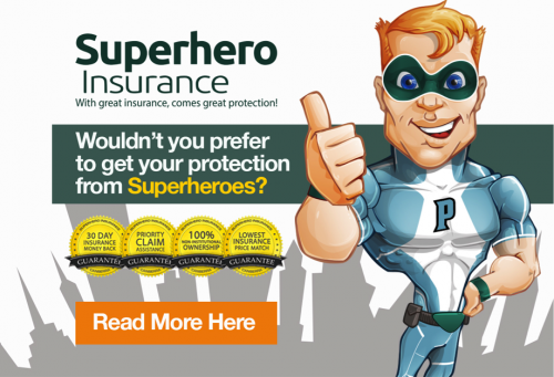 Super Hero Insurance Cover'