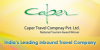 Logo for Caper Travel India'