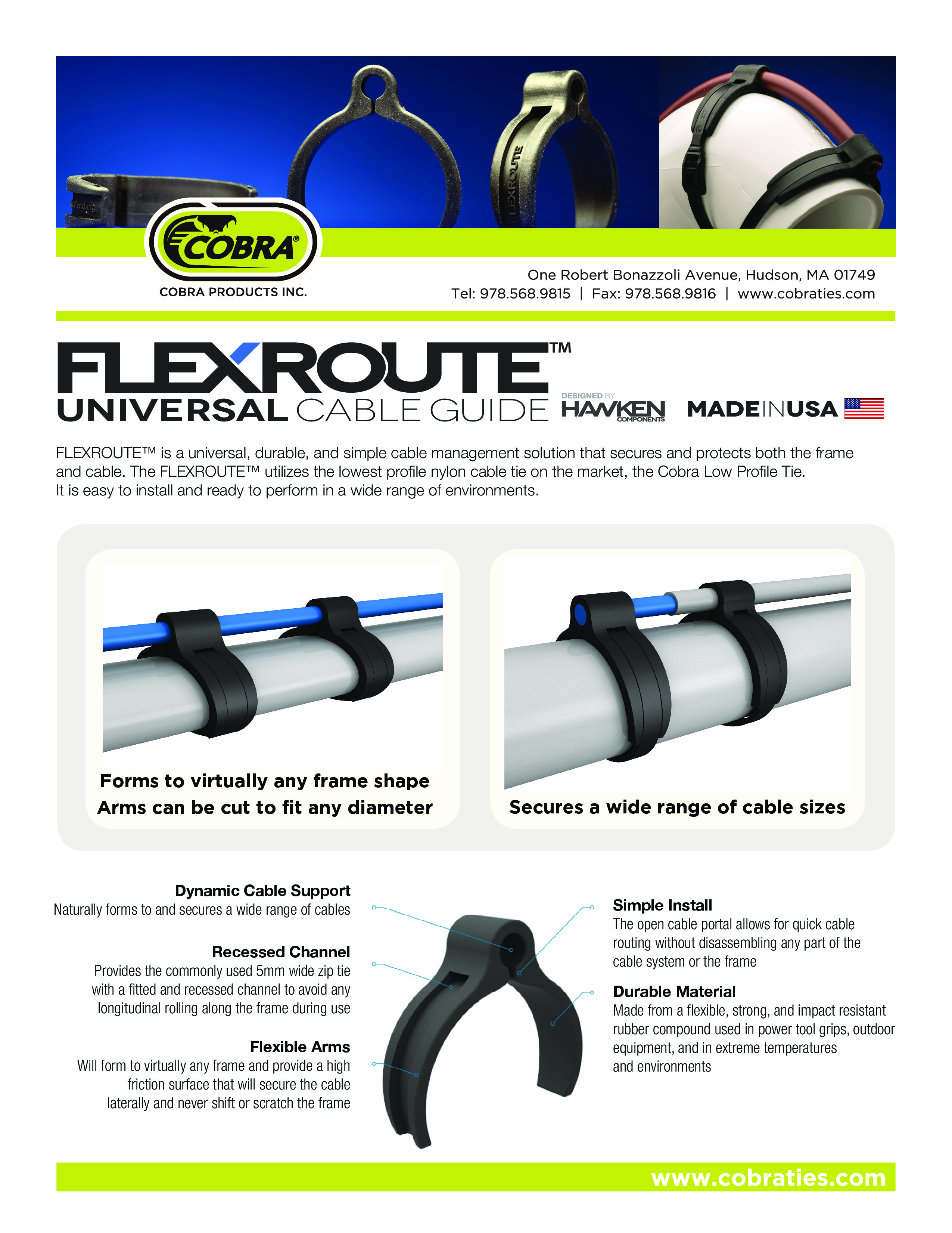 Flexroute® Universal Wire Routing System