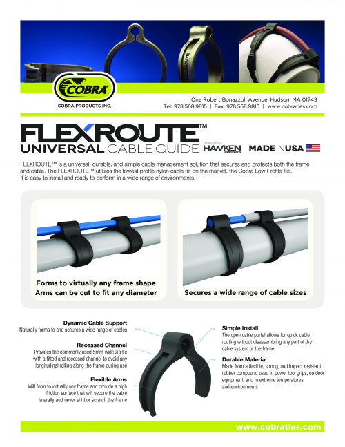 FLEXROUTE in Conjunction with Cobra Tie'