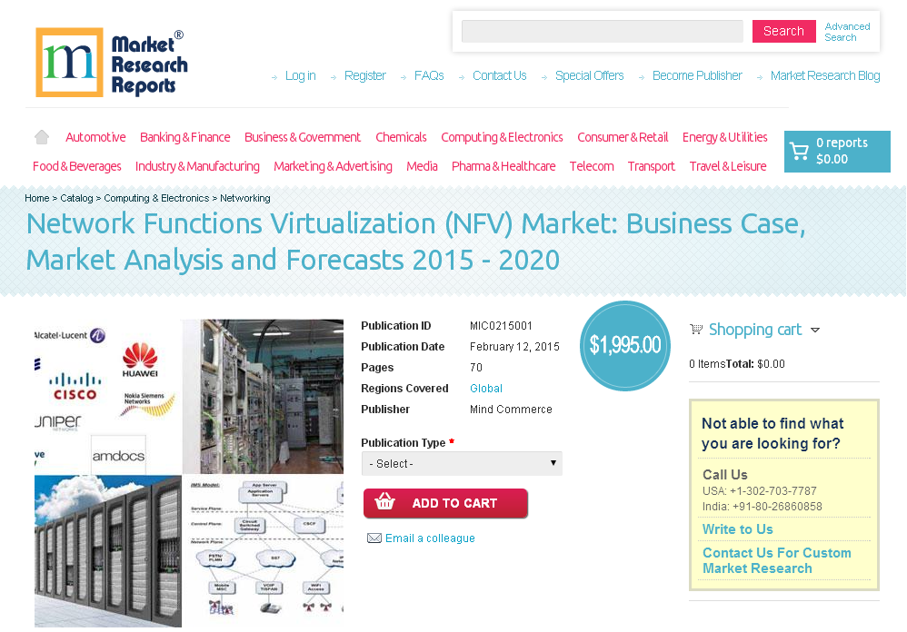 Network Functions Virtualization (NFV) Market'