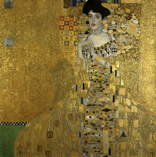 Portrait of Adele Bloch-Bauer by Gustav Klimt'