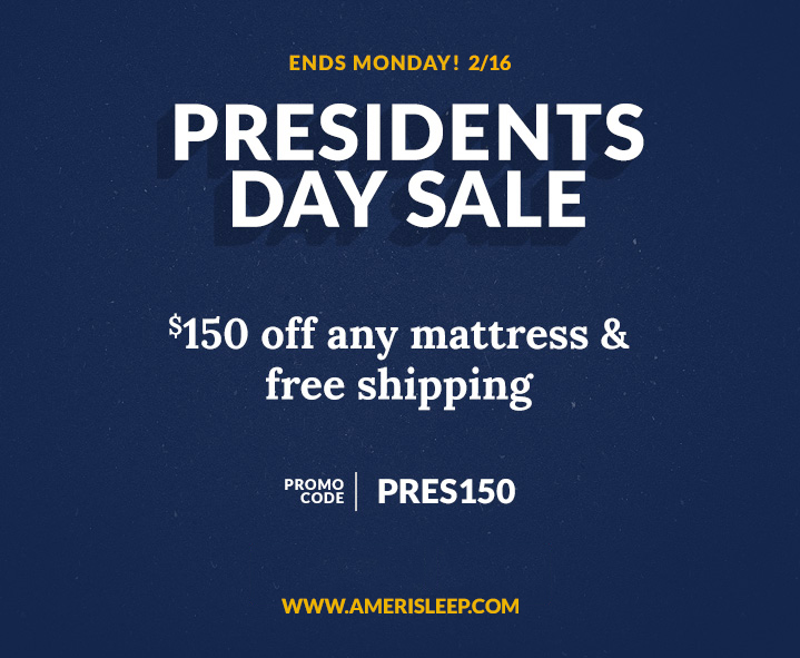 Amerisleep President&rsquo;s Day Memory Foam Mattress De