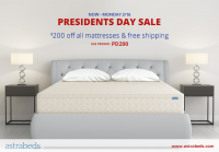 President's Day Sale at Astrabeds on Organic Latex