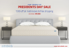 President's Day Sale at Astrabeds on Organic Latex'
