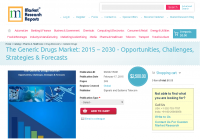 The Generic Drugs Market: 2015 &ndash; 2030: Opportuniti