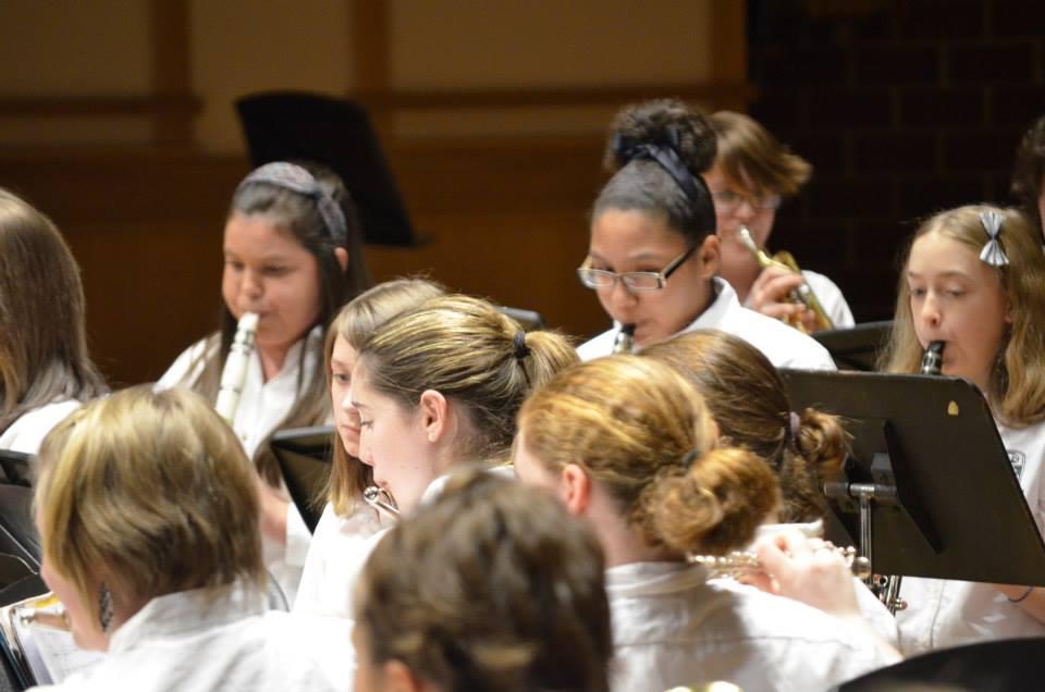 Brevard Academy Travel Band Performing at Disney World