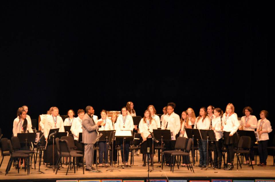 Brevard Academy Travel Band Performing at Disney World