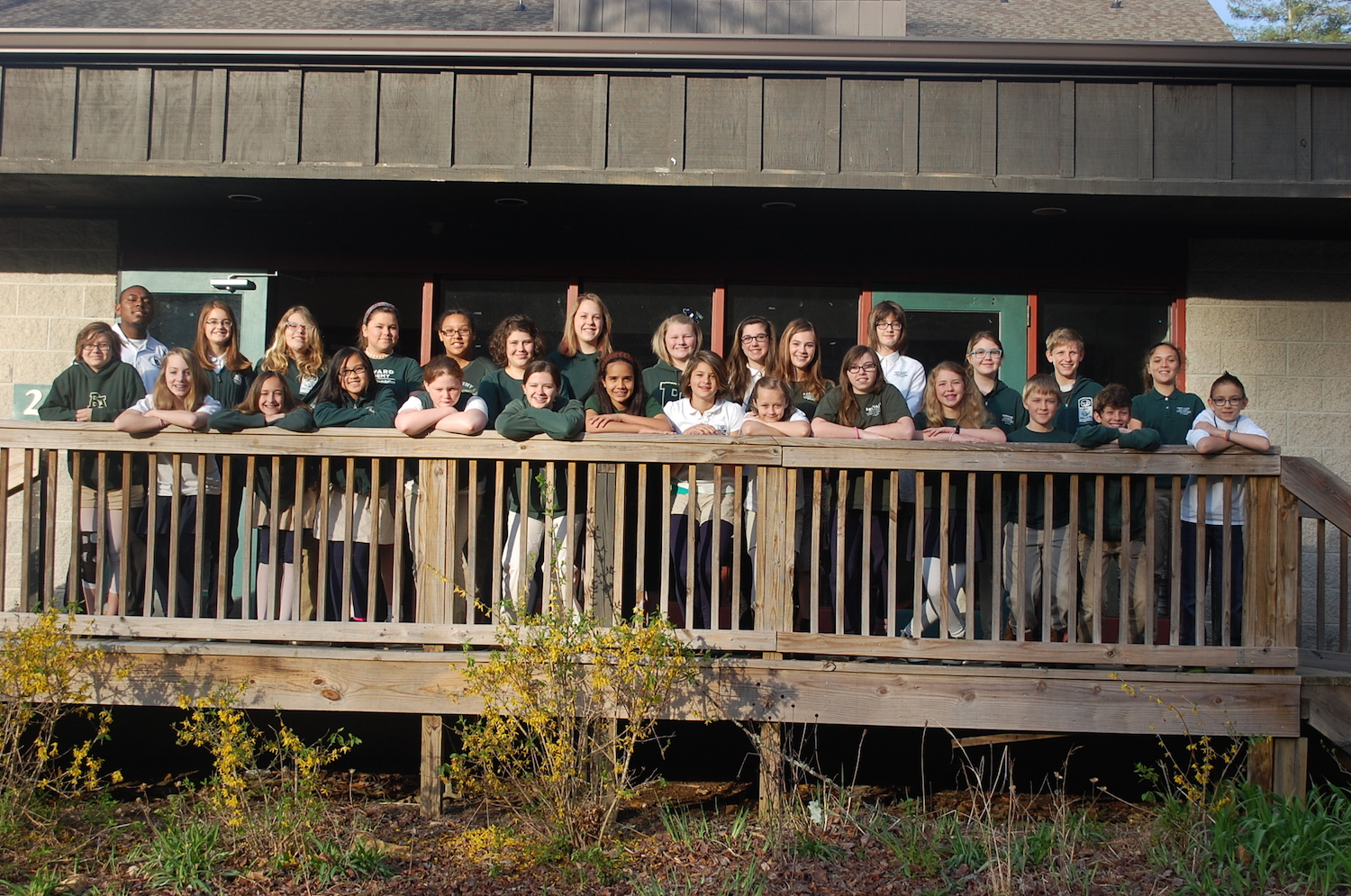 Brevard Academy Travel Band Performing at Disney World