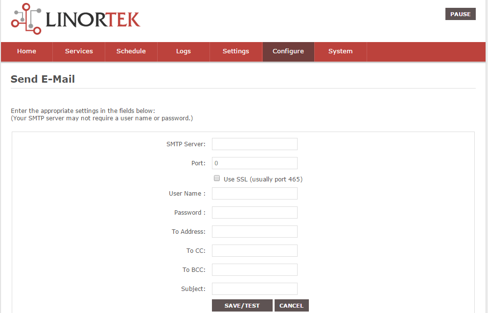 Netbell Bell Controller Configure Page'