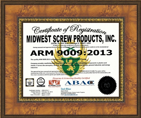 ARM 9009 - Mid-West Screw Products'