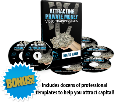 Attracting Private Money Video Training Series'