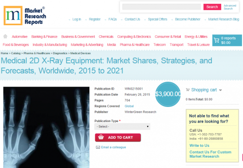 Medical 2D X-Ray Equipment 2015'
