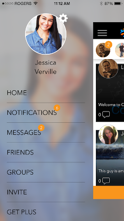 'Repeated Side Menu' screenshot from the Conx2shar
