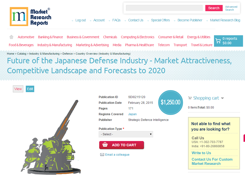 Japanese Defense Industry  to 2020'