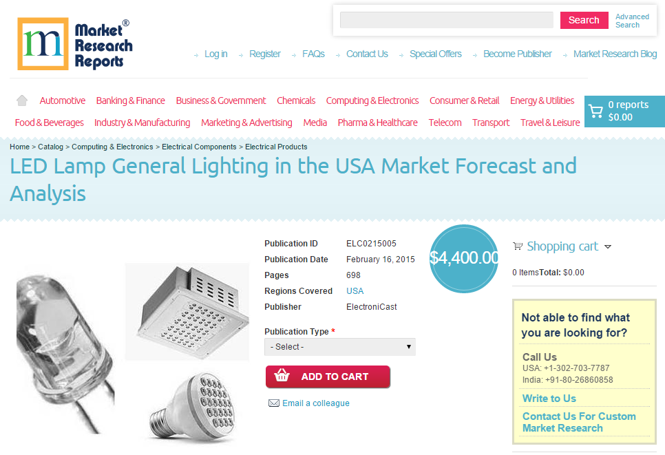 LED Lamp General Lighting in the USA Market Forecast and Ana