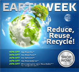 discounts offered by Safe Cig on Earth Week'