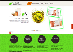 Just-Skincare Website'