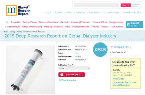 Global Dialyzer Industry 2015'