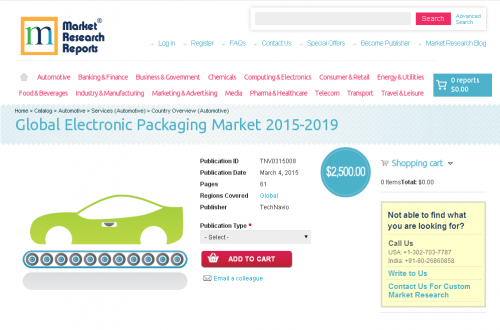 Global Electronic Packaging Market 2015 - 2019'