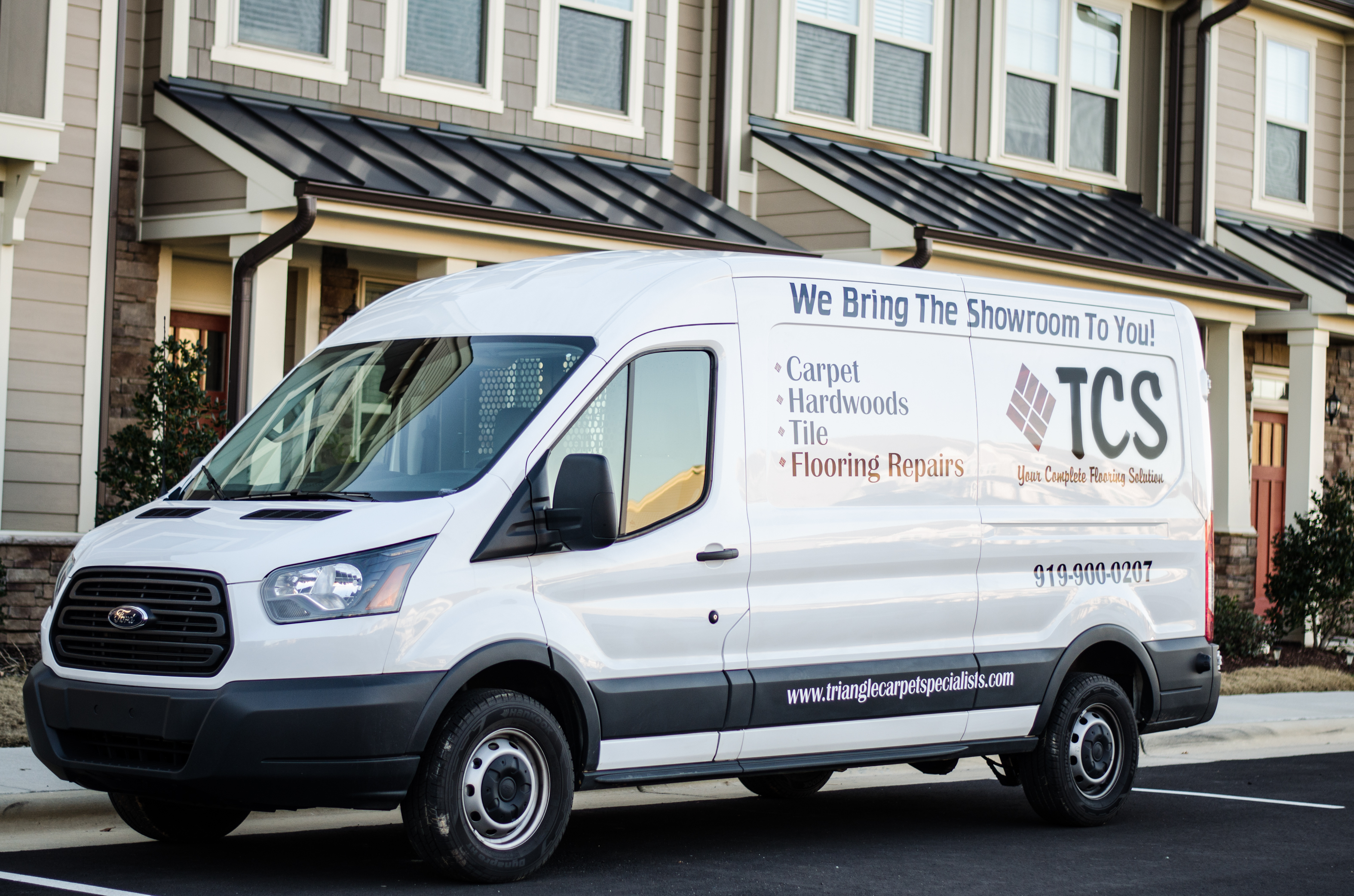 Triangle Carpet Specialists Mobile Showroom'