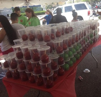 Red &amp; Green Candy Apples