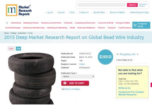 Global Bead Wire Industry Market 2015'