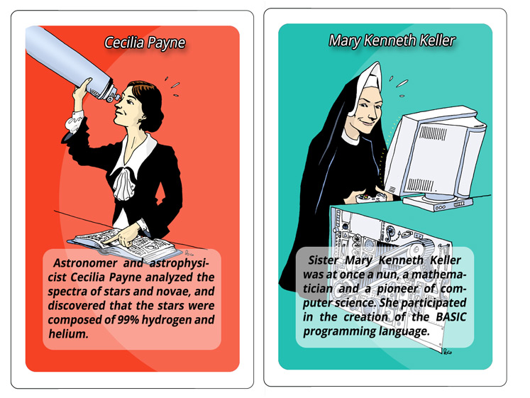 Women in Science - Card Game