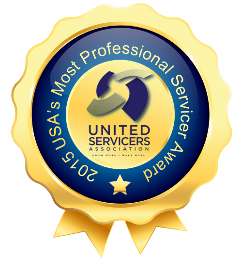United Servicers Association Most Professional Servicer'
